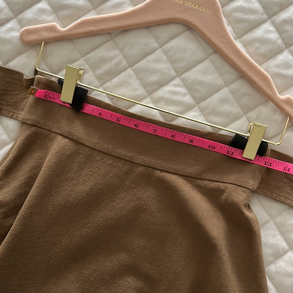 St. Agni Manami Belted Cotton-Linen A-Line Midi Skirt NWT - Picture 4 of 4